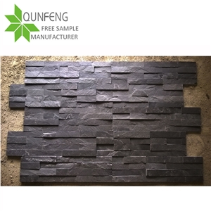 China Black Stone Wall Cladding Culture Slate